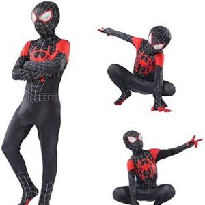 Leezeshaw Superhero Spiderman Costumes Unisex